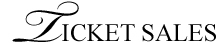 Ticket Sales