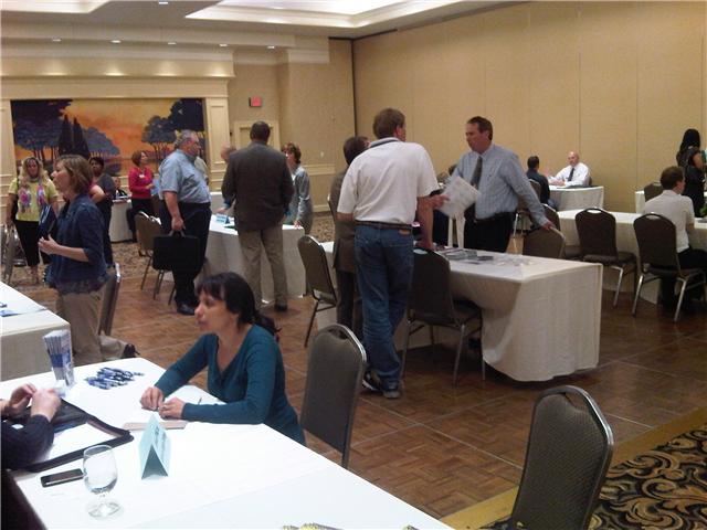 Clients speaking with local lenders