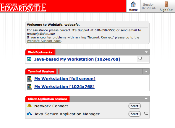 websafe screen shot