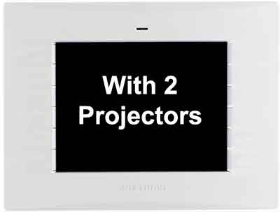 Touch Panel with 2 Projectors