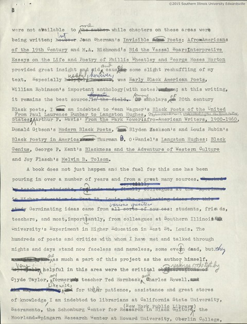 Preface manuscript, page 3