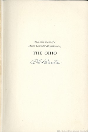 Limited edition page from The Ohio