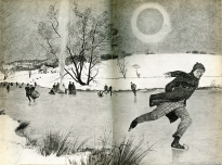 Skating scene by Wyeth