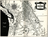 Columbia River map by Palacios