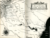 Santee River map by Palacios