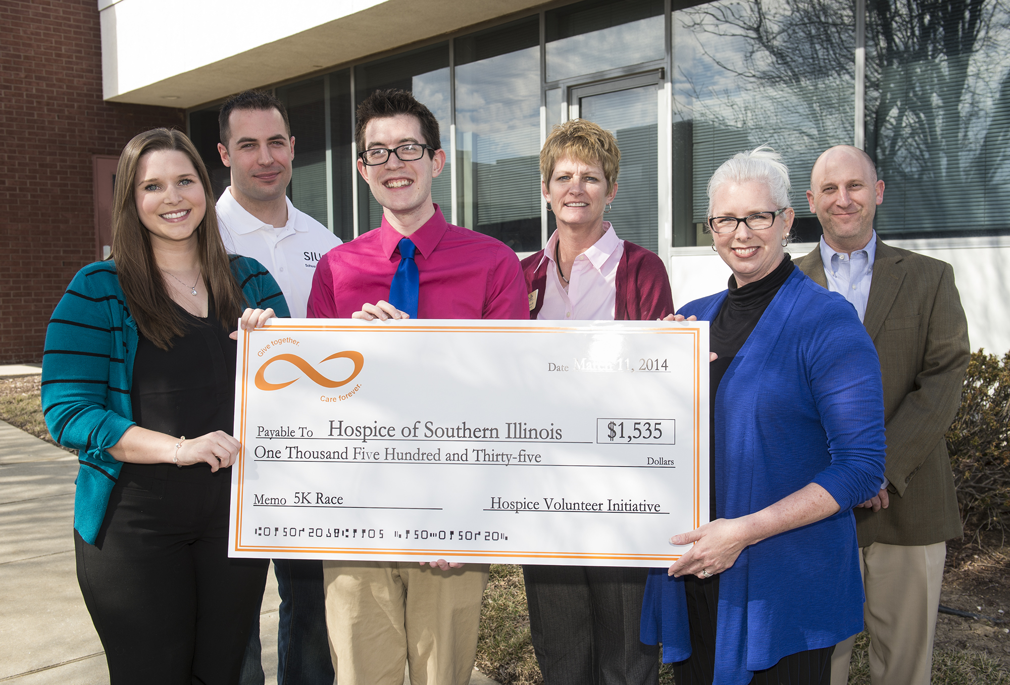 School of Pharmacy SOP 5K check to Hospice of Southern Illinois 03-11-14