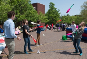 Students juggle