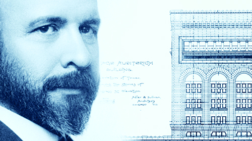 Louis Sullivan is known by historians as the “father of the skyscraper” and creator of the iconic phrase “form follows function.” 