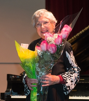Ruth Slenczynska after SIUE recital