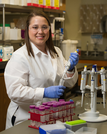 SIUE's Danielle Smith received funding for undergraduate research.