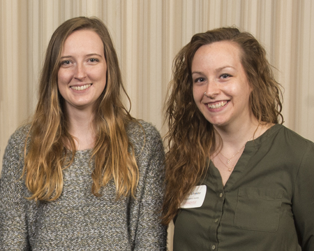 Claire Schneider and Erika Bainbridge are the first SIUE students to attain the Peace Corps PREP status.