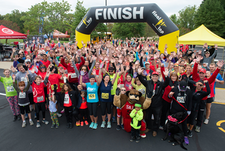 Nearly 350 crossed the finish line at the third annual Cougars Unleashed Homecoming Run.