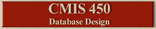 CMIS 450- Database Design