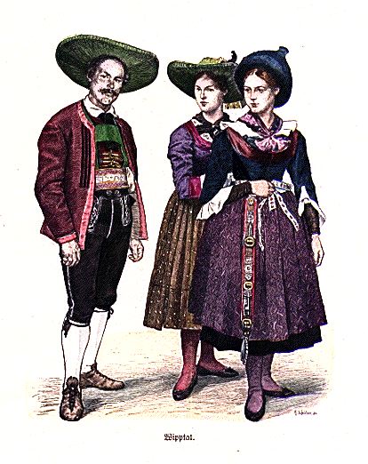 Plate #105c - Late Nineteenth Century - Tyrolean Folk Dress
