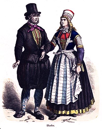 Plate #92c - Late Nineteenth Century - Dutch Folk Dress