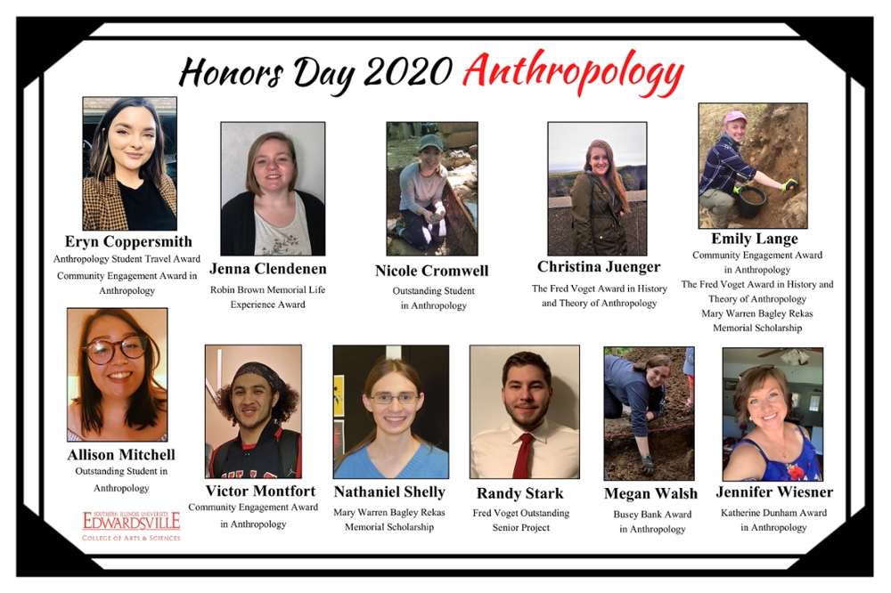 Anthropology Honors Day 2020 Poster