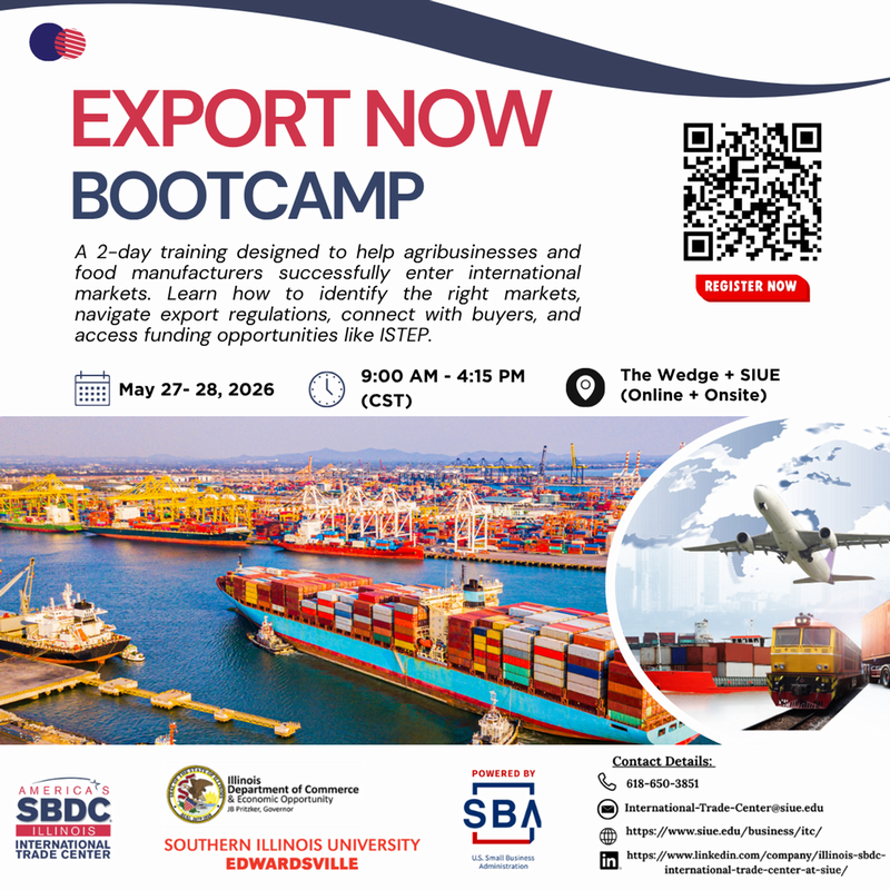 EXPORT NOW Bootcamp Flyer 2026
