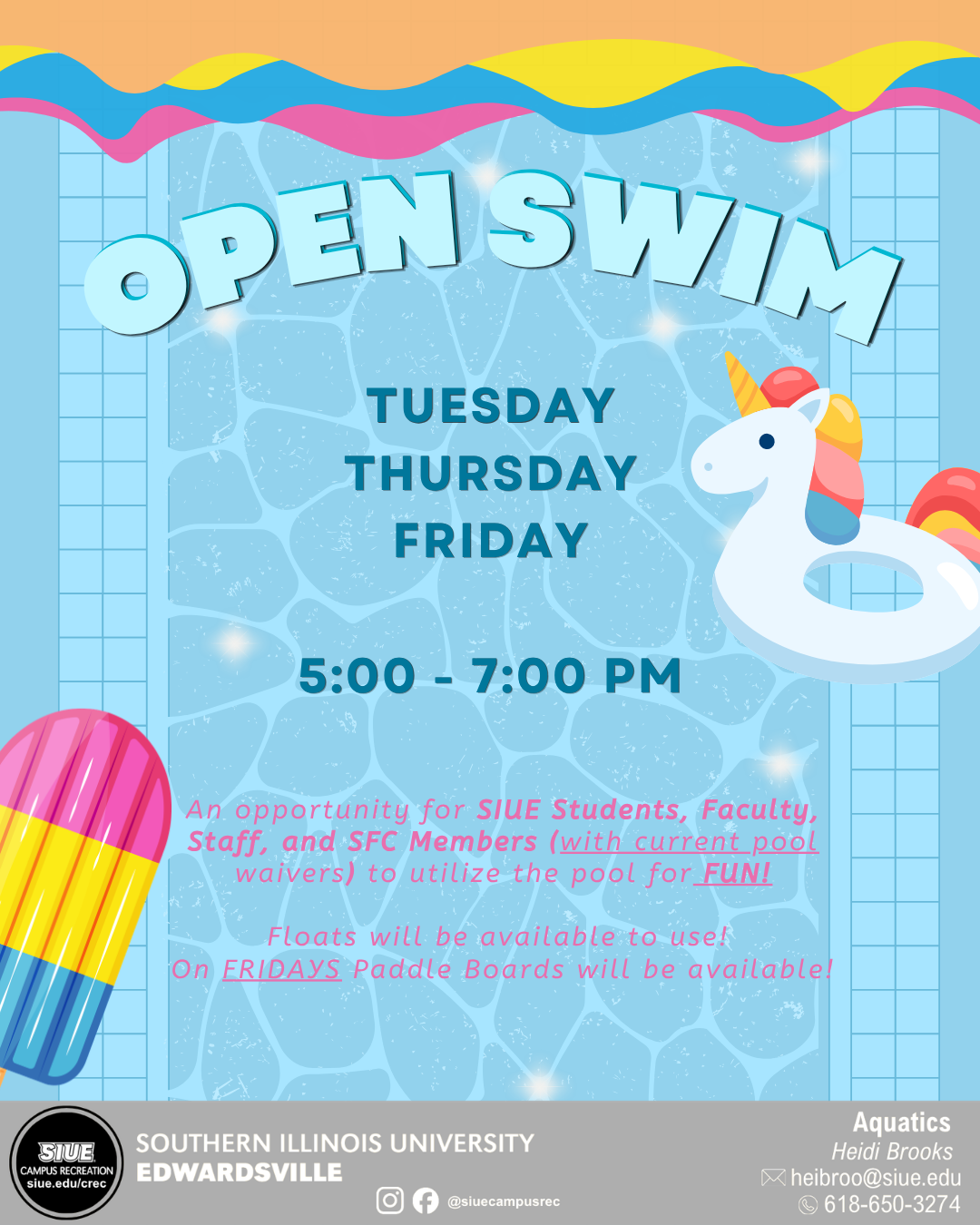 Open Swim Info