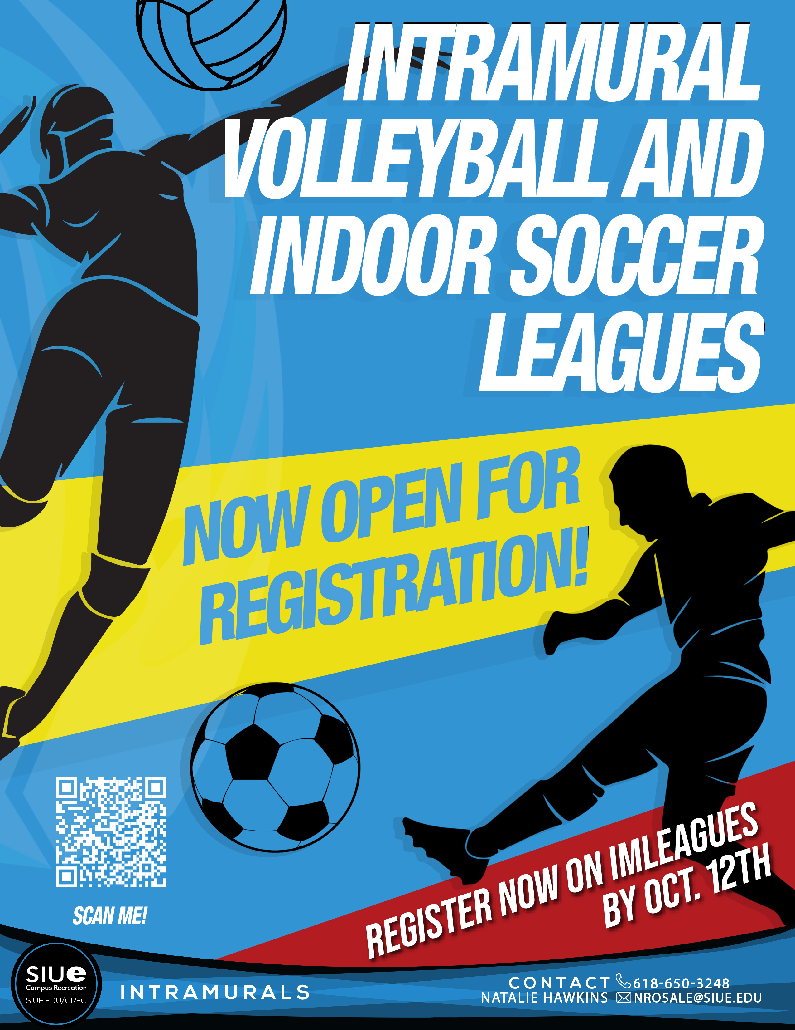 Intramural Volleyball and Indoor Soccer Leagues
