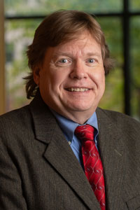 A portrait photo of Jeffrey Sabby (Faculty Senate Representative)