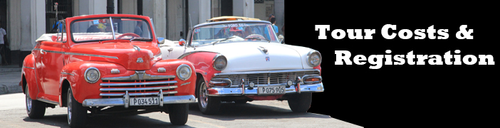 Tour Costs and Registration