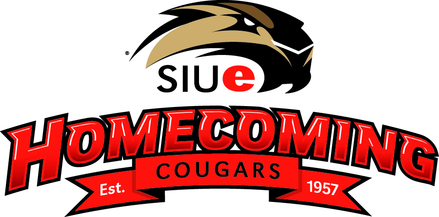 siue homecoming logo with cougar head