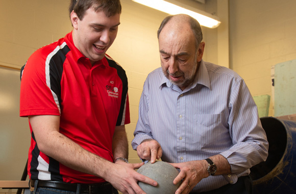 World-Renowned Concrete Expert’s Generous Contribution Supports SIUE Department of Construction Student Involvement