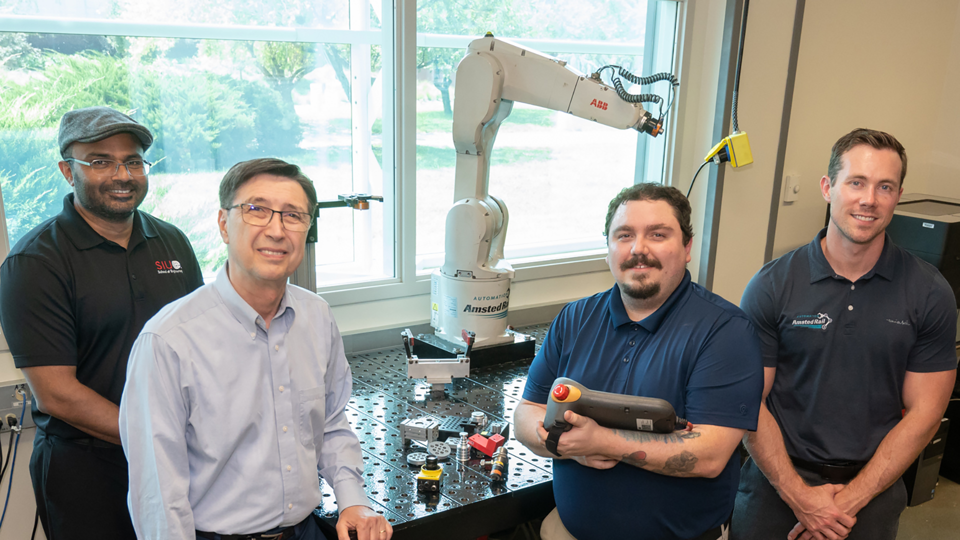 Robotic arm donation from Amsted Rail