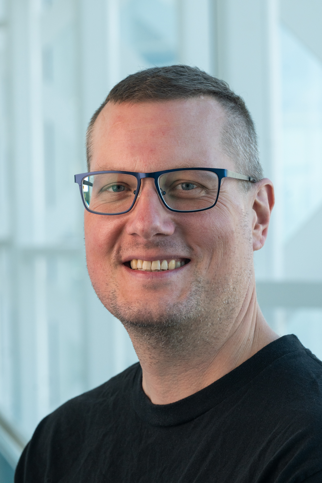 A portrait photo of Timothy York