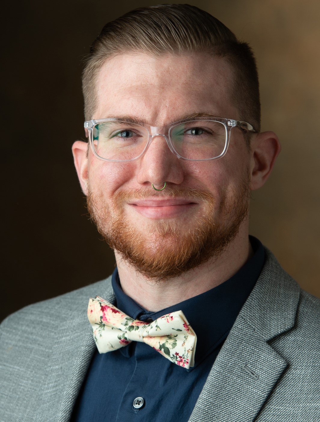 A portrait photo of Mitchell A. L. Haas, MSLIS