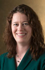 A portrait photo of Dr. Sarah Luesse