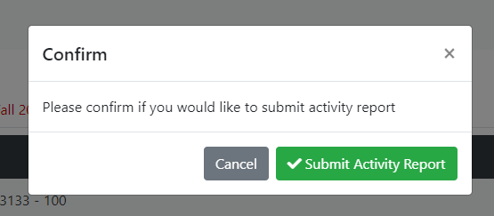 Submission Popup