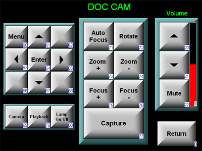 Doc Cam Controls