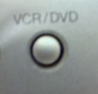 VCR/DVD button