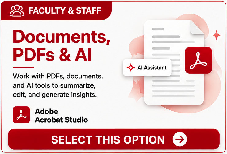 Faculty and Staff Documents, PDFs and AI