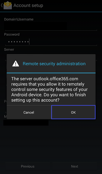 android remote security administration
