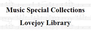Music Special Collections