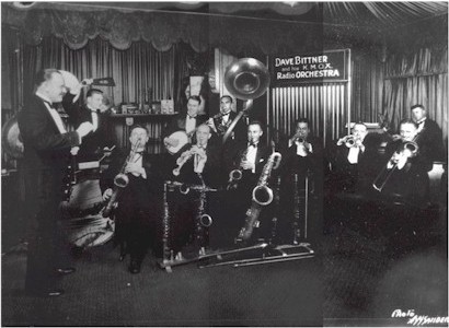 Dave Bittner and His KMOX Radio Orchestra, circa 1930.