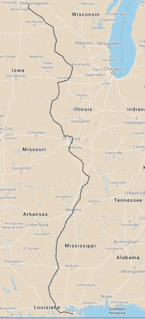 The Mississippi River sketched by Lewis, 1846-1848