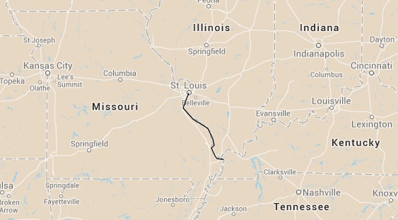 River section covered by Wild's views