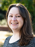 A portrait photo of Rachel Garrett