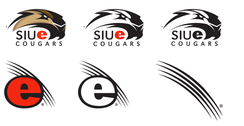 University Cougar Logo, Claw Marks Wordmark and Claw Marks
