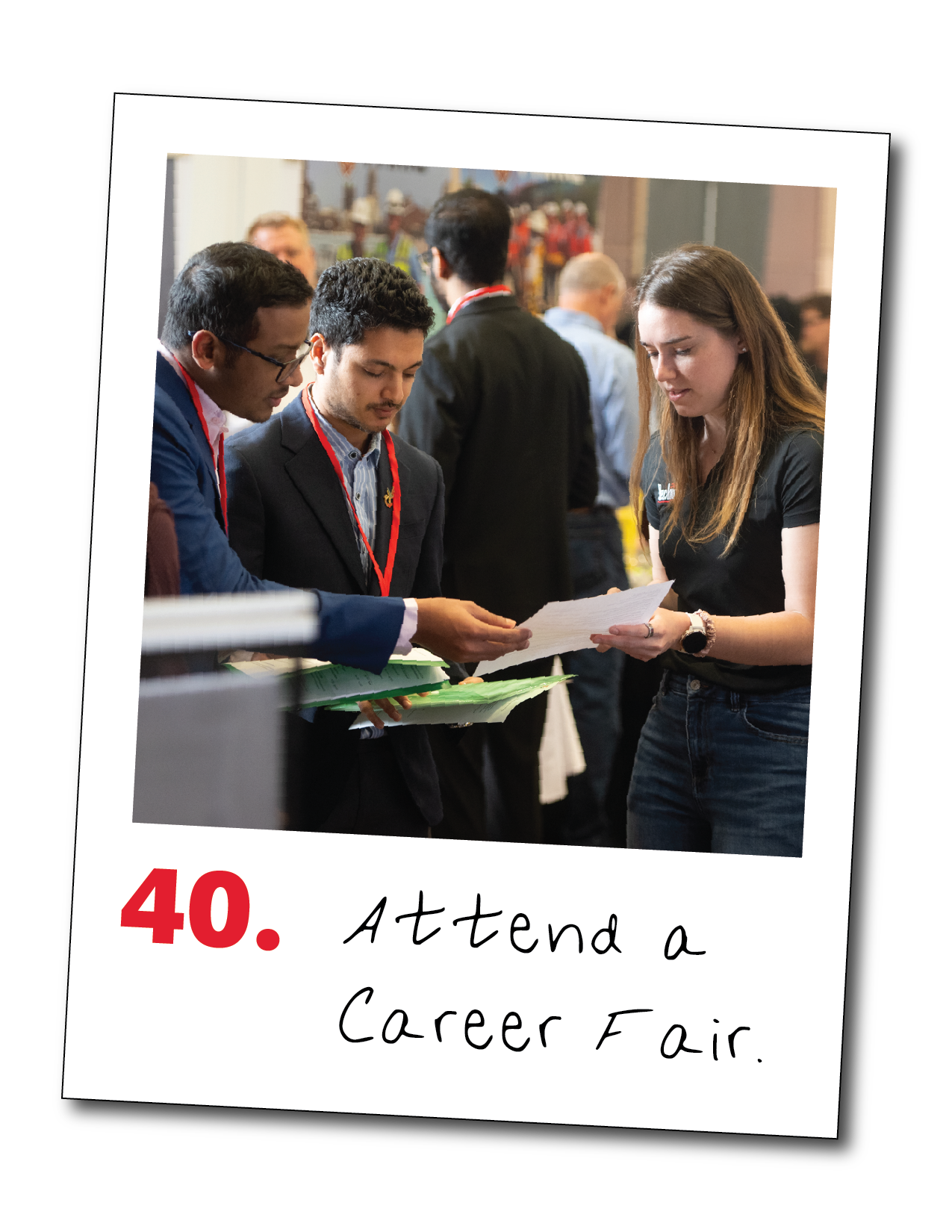 40. Attend a Career Fair.