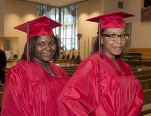 Valedictorian Gibson and Salutatorian Walker