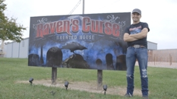 Kip Polley, founder of Pale Night Productions and creator of Raven’s Curse Haunted House.