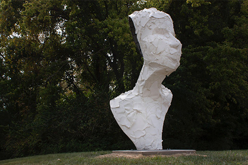 “Bride of the City,” created by SIUE graduate student Sarah Bohn, is among the impressive pieces on display through the Sculpture on Campus program.