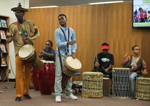 KatherineDunhamExhibitdrumming