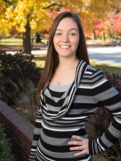 Amanda Lotter, a senior pursuing a bachelor’s in SIUE’s public health program.