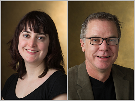 (L-R) SIUE URCA mentors Dr. Susanne DiSalvo and Mr. Thad Duhigg.