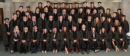 The SIU School of Dental Medicine Class of 2018.
